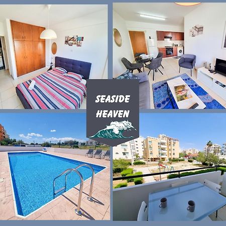 Seaside Heaven Apartment With Pool Λάρνακα Εξωτερικό φωτογραφία